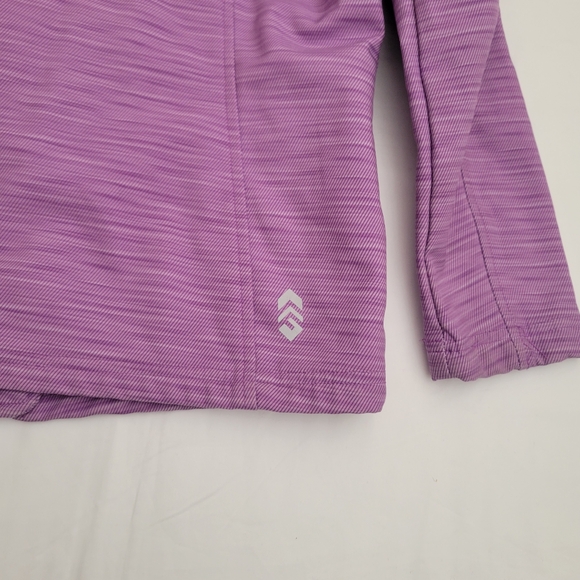 FREE COUNTRY Girls. Water Resistant Super Softshell Reflective Hooded Jacket - Picture 9 of 15